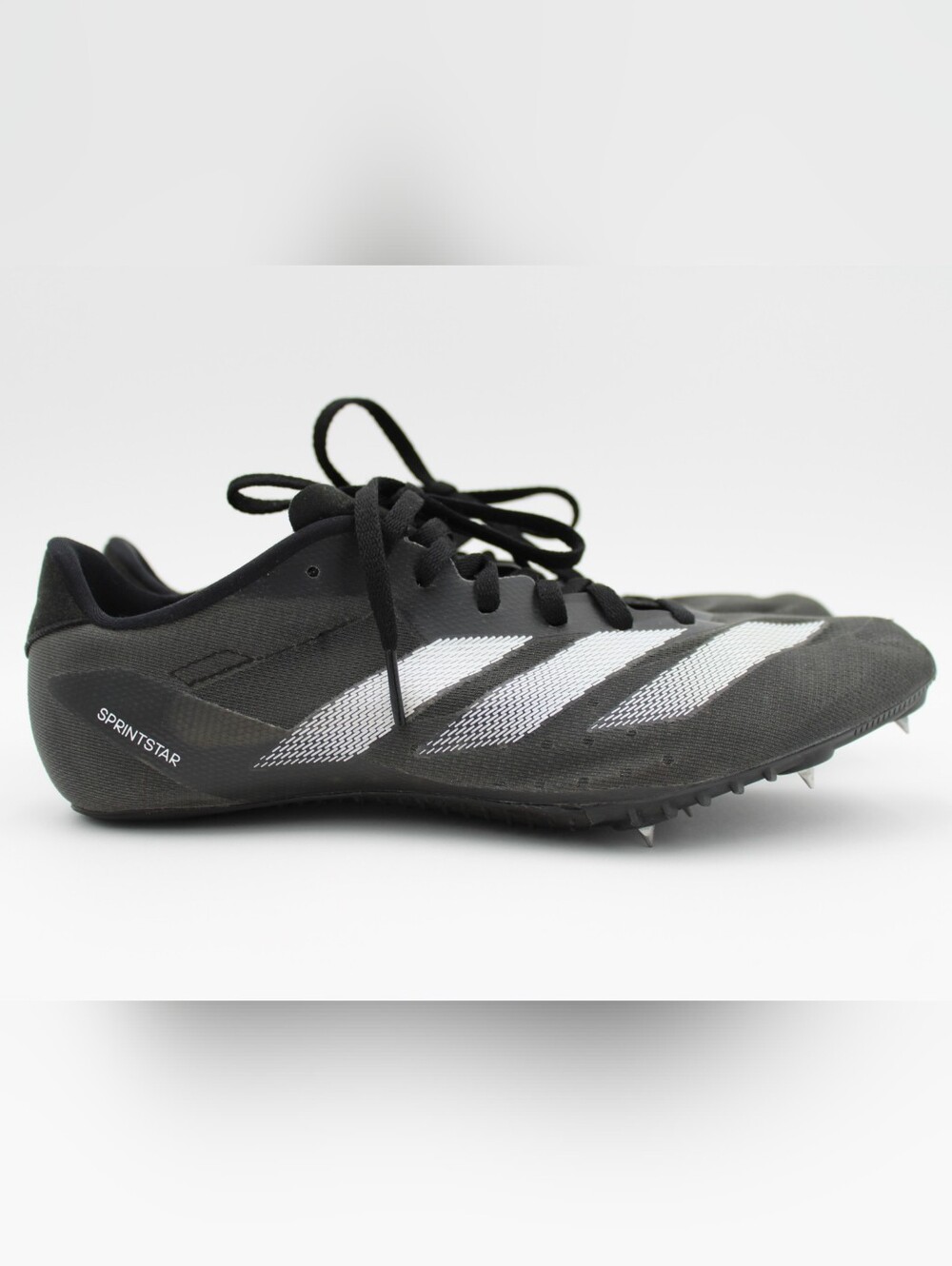 Adidas Sprintstar Track Spikes Size 8.5 Sprint Running Shoes Black